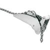 Osculati Musone a Ribalta Pesante Classic Osculati in Acciaio Inox 304 Lucidato per Ancore Delta, Bruce, Trefoil, CQR, SOC - Tipo 3.4 (ancore max 15 kg) — A 400 mm