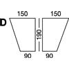 Marine Business Lenzuolo Elastico Marine Business Tipo D 150×90×190 cm per Cuccette Barca - Bianco