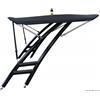 Osculati Monster Tower MTK in Alluminio - Abbattibile con Luce di Via 360°, Tubi Ø 64 mm - Bimini optional per MTK 183 x 183 cm