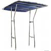 Osculati T-Top in Acciaio Inox AISI 316 Lucidato Ø 35 mm - Regolabile, con o senza 4 Portacanne - Senza portacanne