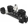 Lewmar Carrello Randa Lewmar NTR con Supporto Verticale, Pulegge Doppie e Strozzatore - fino a 10 o 14 m - Fino a 14 m