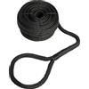 Osculati Cima di Ormeggio ad Alta Tenacità con Occhio Impiombato Nera - 6 Misure Disponibili - Ø 24 mm x 15 mt.