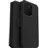 OtterBox Cover per iPhone 14 PRO Max Strada Via, Resistente a Shock e Cadute, Folio Sottile, Morbido al Tatto con Slot Carta di Credito, Testato 2X vs Norme Mil-Std 810G, Nero