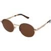 Crullé Lit C1 | Occhiali da Sole Graduati o Non Graduati | Prova Online | Unisex | Metallo | Ovali / Ellittici | Nero, Oro | Adrialenti