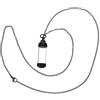 VERDANVERSE Collana Ciondolo in Inossidabile Pendente Trasparente Apribile per Ceneri e Commemorativo Unisex Leggero e Resistente
