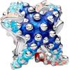 Feitery Santa Charms Compatible with Pandora Braccialetti Giorno di Natale Bead Charm da donna