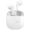 CANYON OnGo 13 True Wireless Earbuds, semi-in-ear, BT 5.4, 30 ore di autonomia totale, 6 ore per carica, ricarica rapida, connessione stabile, leggeri e confortevoli, bianco
