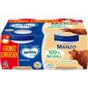 Mellin Omog Manzo 4x80g