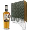 Distillatori Russo 1899 Confezione regalo con Grappa di Aglianico da Taurasi barrique Distillatori Russo e 6 bicchierini in vetro