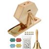Sulanx Ruota della lotteria giapponese in legno macchina Garapon Raffle Spinner gioc...