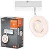 LEDVANCE DECOR SPOT SATURN, 11W, 340lm, bianco, faretto, teste orientabili, versatile, faretto per interni, regolazione della temperatura del colore a 3 stadi, alloggiamento di alta qualità