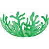 Alessi Mediterraneo ESI01/25GR - Fruttiera di Design in Acciaio Colorato con Resina Epossidica, Diametro 25cm, Verde