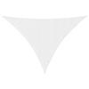 vidaXL Parasole a Vela Oxford Triangolare 4x5x6,4 m Bianco