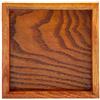 WPKD BLUEIY Vassoio da tè quadrato in legno massello, piatto da portata per caffè, sushi, snack, 22 x 22 cm, vassoio da tè in legno per bar e ristoranti