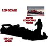 BBURAGO F1 Ferrari Sf-24 Con Leclerc Figura - 1:24 Die-cast Model Modelli In Scala Bbura
