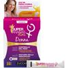 ZUCCARI Srl Super Ananas Slim Intensive Donna - Integratore drenante per il controllo del peso corporeo in menopausa - 28 sticks