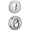 Thirard Coppia di rosette di sicurezza rinforzate cromate - THIRARD
