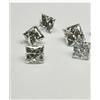CVD Diamante 0,25 Ct Coltivato in Laboratorio Lotto 5 Pezzi Quadrato SE Chiar...