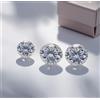 CVD Diamante Rotondo Coltivato in Laboratorio Colore D 4,50 mm SE Chiarezza L...