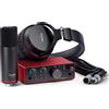 Focusrite Scarlett Solo Studio (4° gen.), pacchetto con interfaccia audio USB pe