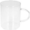 Tognana Set 2 Pezzi Tazza Tazzone Latte Mug in Vetro Borosilicato Lyra 420 cc