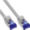 InLine Cavo InLine B-74903, lunghezza 3 metri, categoria Cat6a, schermatura S/FTP (S-STP), connettori RJ-45, colore grigio