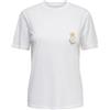 Only Onllucy Life Monja SS Top Jrs Noos, Bianco, XS Donna