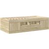 vidaXL Slaapbank met lades zonder matras 90x190 cm sonoma eikenkleurig