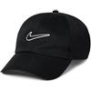 Nike FB5369-010 U NK Club cap U CB SWSH L Berretto Unisex Adulto Black/Black Taglia S/M