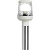 Osculati Fanale di Fonda 360° su Asta Inox Estraibile a Parete - Calotta Bianca 60 e 100 cm - 60 cm