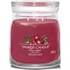 YANKEE CANDLE Candela Giara Media Signature Black Cherry
