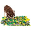 lionto Tappetino Olfattivo per Cani e Gatti, 50 x 34 cm, Giallo/Verde | Tappetino olfattivo con nascondigli per snack, favorisce fiuto, concentrazione e gioco in cani e gatti, lavabile, per animali