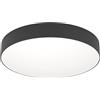 Eglo connect.z LED plafoniera Gallizzi-Z Ø 49 cm ZigBee opaca controllo app | Alexa bianco caldo-freddo RGB dimmerabile lampada soffitto nero