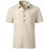 Harbrosrce Polo da Uomo Basic Manica Corta Tennis Golf Waffle a Maglia T-Shirt Ricami Poloshirt Camicia Cotone Piquet Polo Camicia per L'Ufficio con Colletto e Bottoni Evolution