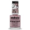 Andreia Professional NutriColor - Smalto per unghie Vegan Traspirante - Colore NC5 Rosa - 10.5ml