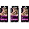 Syoss Brow Castano Scuro (10 ml), Tinta sopracciglia permanente, Tintura sopracciglia resistente ad acqua e sbavature, Colore intenso per sopracciglia, 10 applicazioni, Formula vegana, confezione da 3