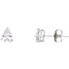 ORO&CO 925 Orecchini punto luce in argento impreziositi da zirconi bianchi taglio a goccia, dal diametro di 5 mm. Un accessorio luminoso e versatile, ideale per donare un tocco di brillantezza discreta a ogni occasione.