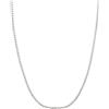 ORO&CO 925 Collana tennis in argento 925 con zirconi bianchi 40+5 cm oro&co 925