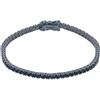 ORO&CO 925 Il bracciale tennis in argento brunito si distingue per la raffinata sequenza di zirconi neri, che donano un tocco di mistero e modernità. La sezione sottile da 2 mm e la lunghezza di 20 cm lo rendono ideale per chi ama dettagli eleganti e …