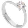 ORO&CO 925 L'eleganza dell'argento si unisce alla luminosità dello zircone bianco in questo anello solitario regolabile, pensato per chi desidera un tocco di raffinatezza quotidiana. Misura l regolabile. Referenza son226788l.