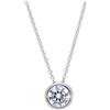 ORO&CO 925 Un raffinato punto luce illumina questa collana cipollina in argento, impreziosita da uno zircone bianco che dona brillantezza e stile a ogni occasione. Referenza son226827.