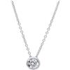 ORO&CO 925 Un raffinato punto luce in argento 925 con zircone bianco illumina questa collana, ideale per donare eleganza e luminosità ad ogni occasione. Diametro 6mm. Referenza son226826.