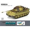 Dragon Armor 1:72 60400 Sd.Kfz.182 King Tiger Tank, German Army, Hungary, 1945