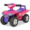 vidaXL ATV Cavalcabile per Bambini Suoni e Luci Rosa Viola Gioco Mini Quad vidaXL