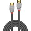 LINDY - Cavo HDMI 2.0 Cromo Line 0.5 Metri, Cavetto High Speed 4k@60Hz 18G 3D 1080p HDCP 2.2 120Hz 144Hz Certificato HDR, ARC, CEC, ATC | Compatibile con TV, Monitor, Xbox, PS5, Blu-ray, Ethernet
