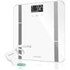 Cecotec Bilancia da Bagno Digitale Surface Precision 9400 Full Healthy. Alta precisione, Piattaforma in Vetro temperato di sicurezza, Schermo LCD, Capacità massima di 180kg, Metro a nastro