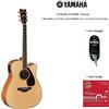 YAMAHA FGX820C Natural /02 CHITARRA ACUSTICA ELETTRIFICATA CUTAWAY + CORDE +CAVO