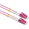 VALUE Cavo ottico patch LC-LC 50/125 (multimodale), 2 mm, duplex, OM4, Low-Loss, 1 m (21.99.8831)