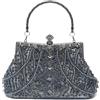 CORIOS Vintage 1920s Borsetta da Sera Pochette con Perline da Donna Clutch con Paillettes Retro Borsa a Spalla Borsa a Tracolla Elegante Borse Messenger per Cocktail Festa Cerimonia Ballo