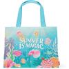 Legami - Borsa Mare Donna, Grande, Beach Bag in Materiale Rinforzato, da Spiaggia con Chiusura Bottone Magnetico, Tote Bag, Sostiene fino a 15 KG, 44 x 61,5 cm
